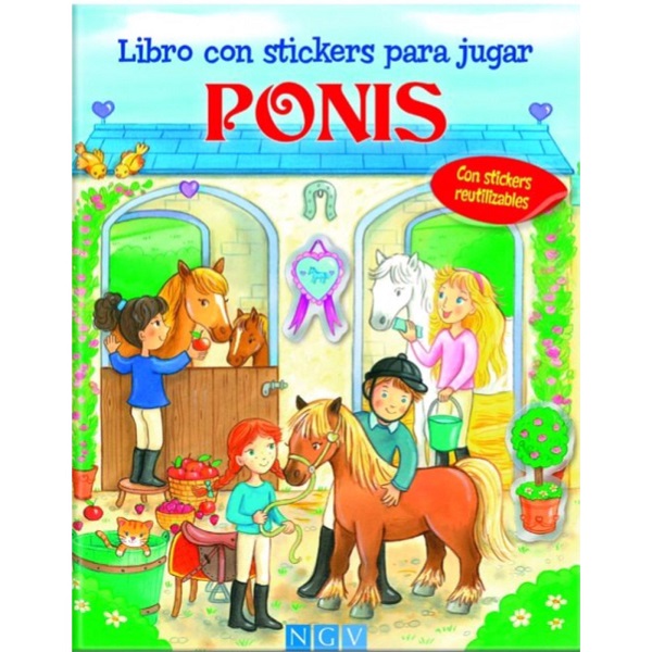PONIS LIBRO CON STICKERS PARA JUGAR