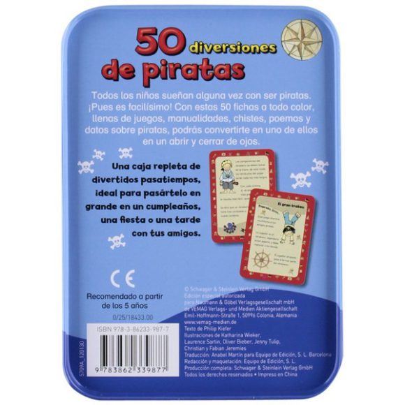 50 DIVERSIONES DE PIRATAS (CAJA) - Imagen 2