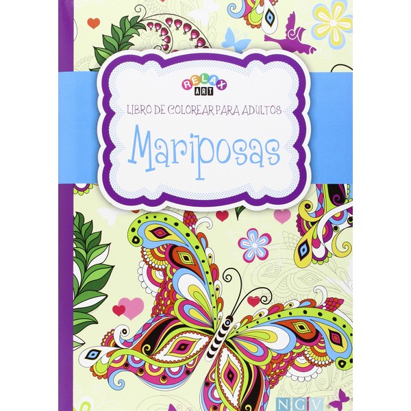 MARIPOSAS LIBRO DE COLOREAR PARA ADULTOS