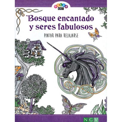 BOSQUE ENCANTADO Y SERES FABULOSOS PINTAR PARA RELAJARSE