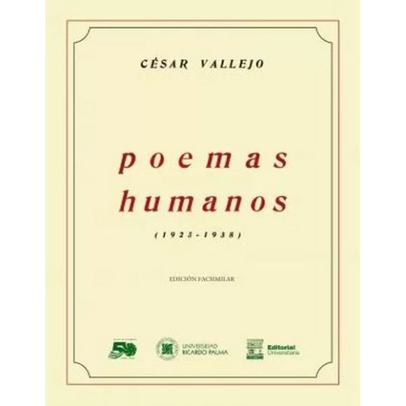 POEMAS HUMANOS (1923 VARIOS AUTORES 1938)