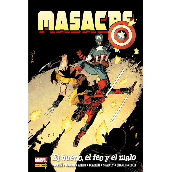 MARVEL MUST HAVE MASACRE EL BUENO EL FEO Y EL MALO