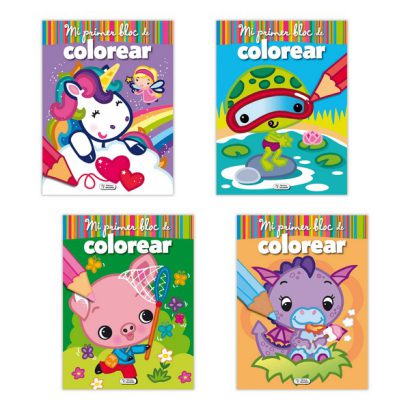 MI PRIMER BLOC DE COLOREAR 4 TIT