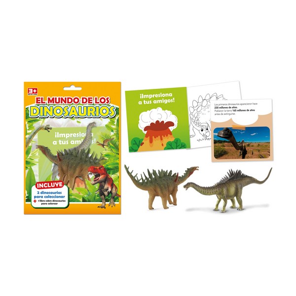 MUNDO DE LOS DINOSAURIOS NARANJA
