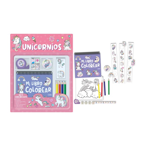 SET CREATIVO UNICORNIOS