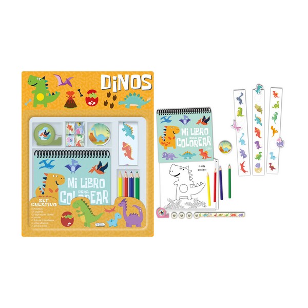 SET CREATIVO DINOS
