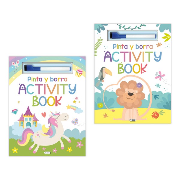 PINTA Y BORRA ACTIVITY BOOK 2 TIT