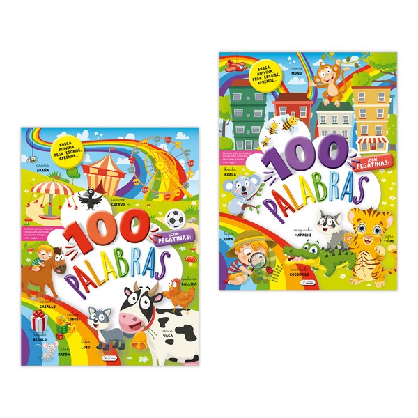 100 PALABRAS CON PEGATINAS 2 TIT
