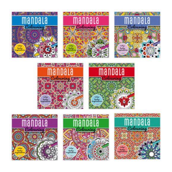 MANDALAS COLOURING 8 TIT