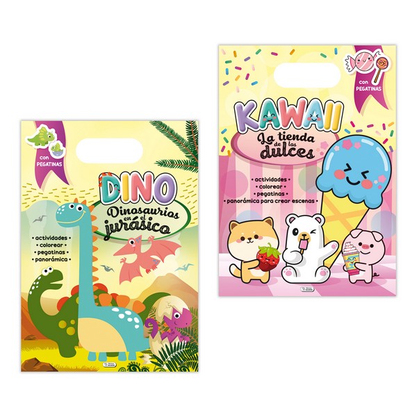 CARPETA PANORAMICA 2 TIT DINO / KAWAII