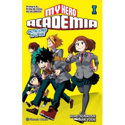 MY HERO ACADEMIA 01 ANOTACIONES DE LA YUEI (NOVELA)
