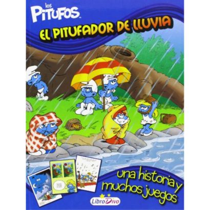 PITUFADOR DE LLUVIA COL LOS PITUFOS