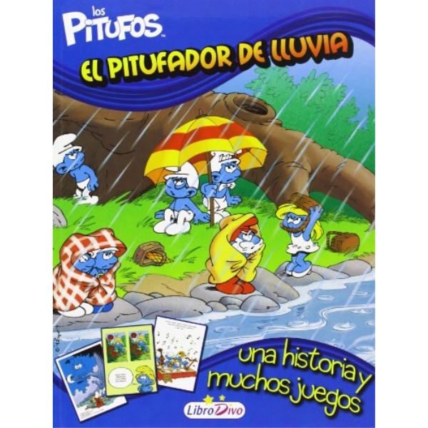 PITUFADOR DE LLUVIA COL LOS PITUFOS