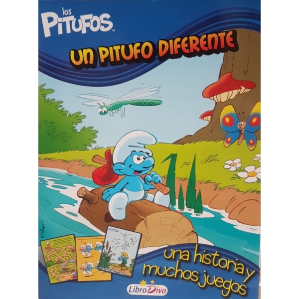 UN PITUFO DIFERENTE COL LOS PITUFOS