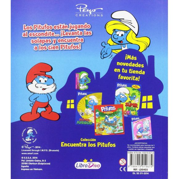 BUSCA LOS 100 PITUFOS - Imagen 2
