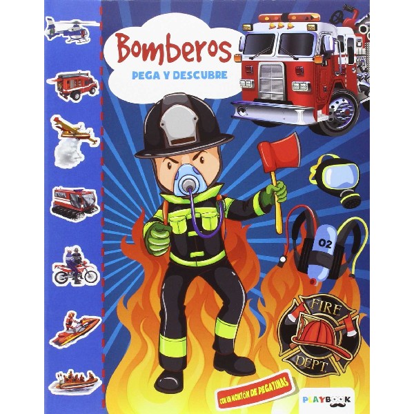 BOMBEROS PEGA Y DESCUBRE