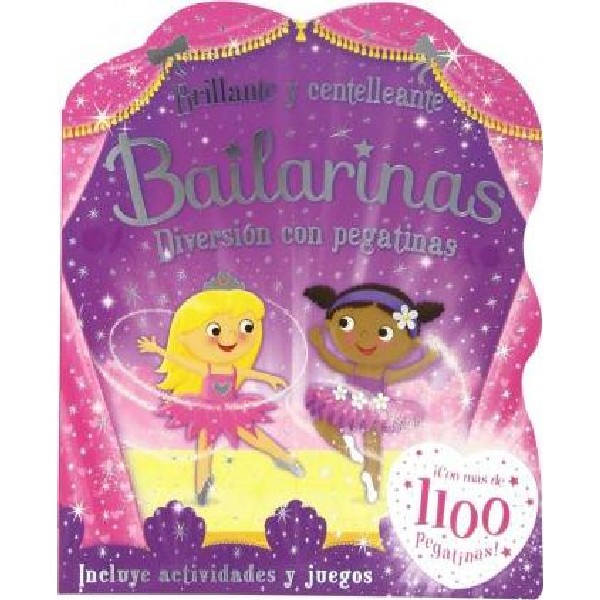 BRILLANTE Y CENTELLANTE BAILARINAS DIVERSION CON PEGATINAS