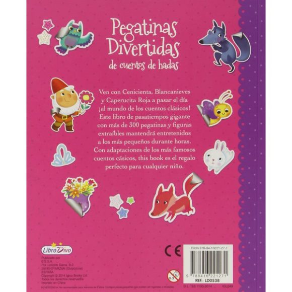 PEGATINAS DIVERTIDAS DE CUENTOS DE HADAS - Imagen 2