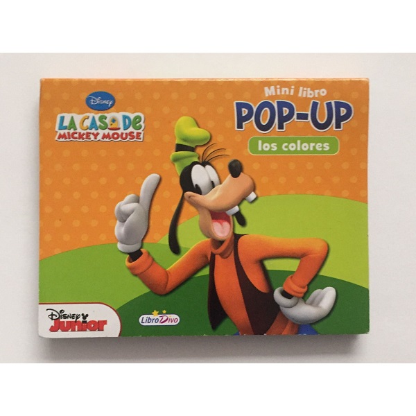 COLORES MINI LIBRO POP UP CASA DE MICKEY MOUSE