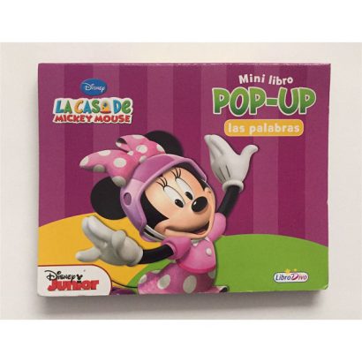 PALABRAS MINI LIBRO POP UP CASA DE MICKEY MOUSE