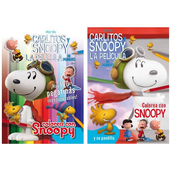 COLOREA CON SNOOPY Y SU PANDILLA (PACKx2)