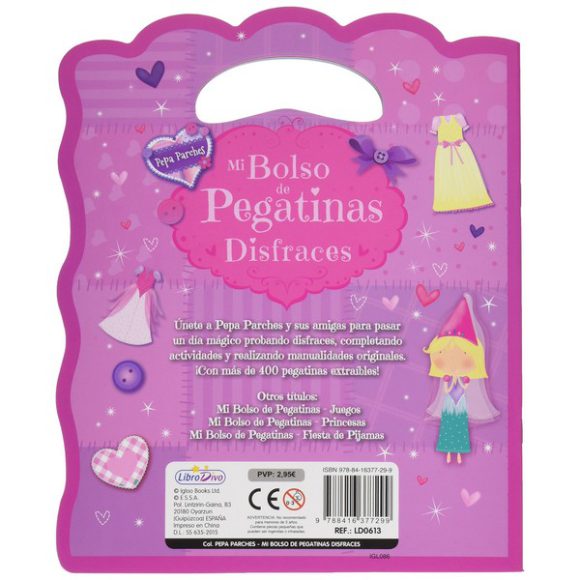 MI BOLSO DE PEGATINAS DISFRACES PEPA PARCHES - Imagen 2
