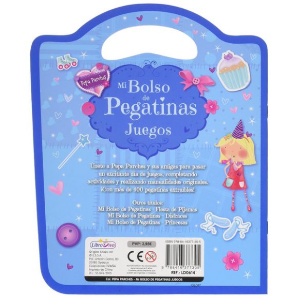 MI BOLSO DE PEGATINAS JUEGOS PEPA PARCHES - Imagen 2