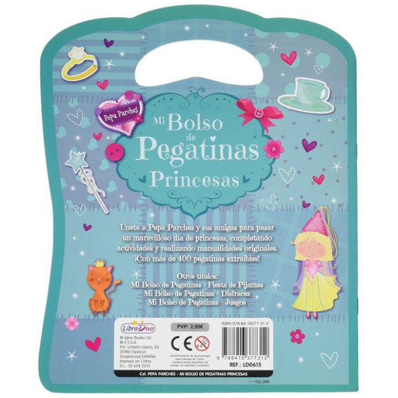 MI BOLSO DE PEGATINAS PRINCESAS PEPA PARCHES - Imagen 2