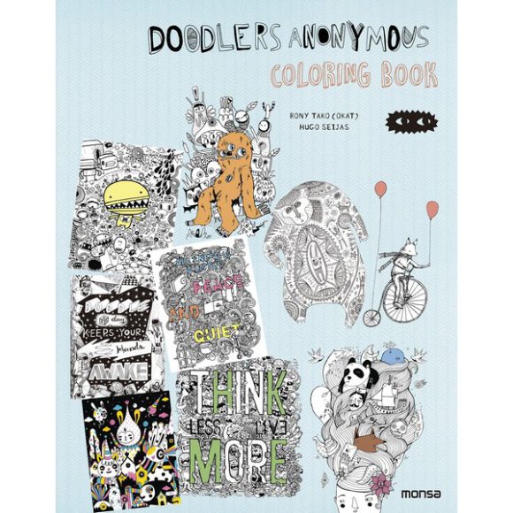 DOODLERS ANONYMOUS COLORING BOOK
