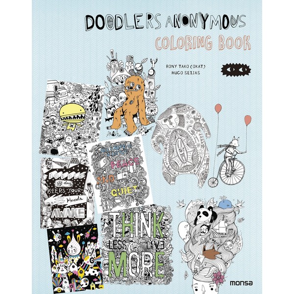 DOODLERS ANONYMOUS COLORING BOOK