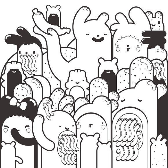 COLORING BOOK SUPER CUTE - Imagen 3