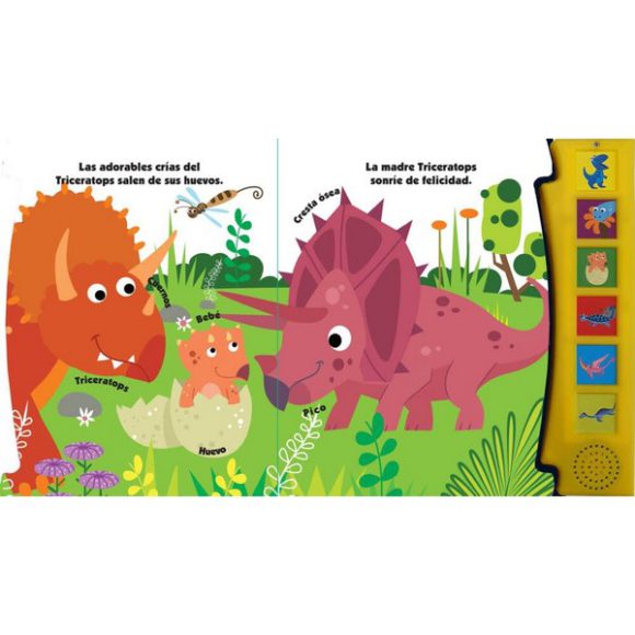 DINOSAURIOS SORPRENDENTES LIBRO CON SONIDO - Imagen 2
