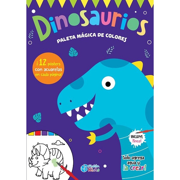 DINOSAURIOS PALETA MAGICA DE COLORES