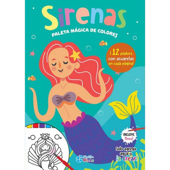 SIRENAS PALETA MAGICA DE COLORES