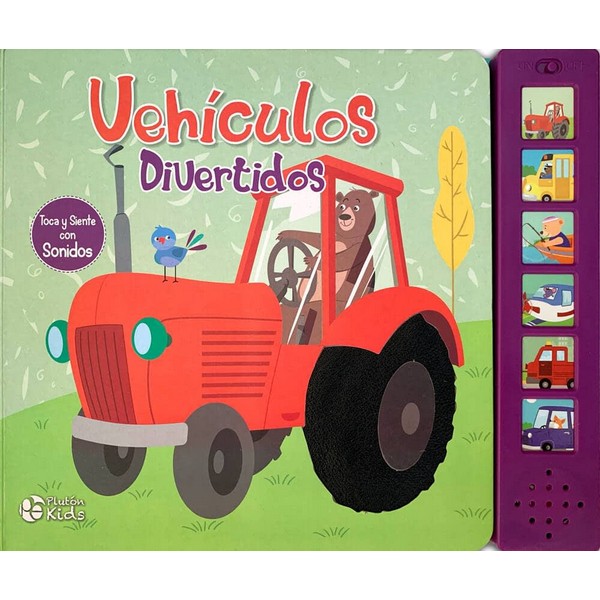 VEHICULOS DIVERTIDOS TOCA Y SIENTE CON SONIDOS