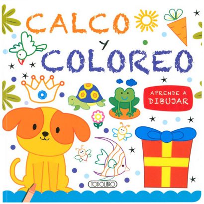 CALCO Y COLOREO PERRO