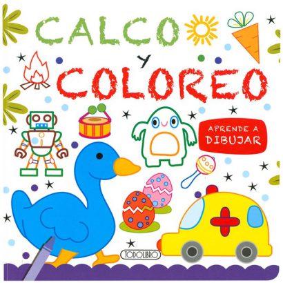 CALCO Y COLOREO PATO