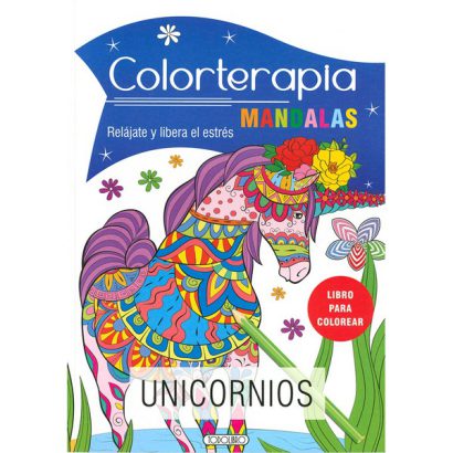 UNICORNIOS COLORTERAPIA MANDALAS