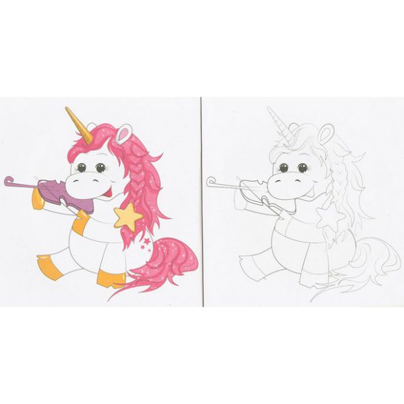 PINTA UNICORNIOS ROSADO - Imagen 2