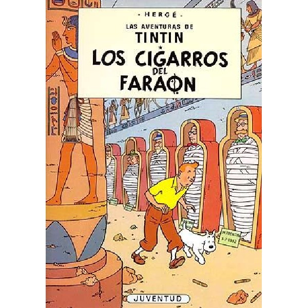 TINTIN LOS CIGARROS DEL FARAON T/D