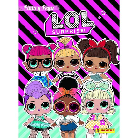 L.O.L. SURPRISE! PINTA Y PEGA