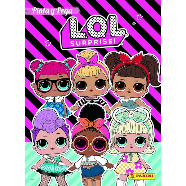 L.O.L. SURPRISE! PINTA Y PEGA