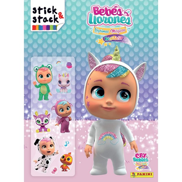 BEBES FANTASY STICK & STACK LIBRO DE PEGATINAS