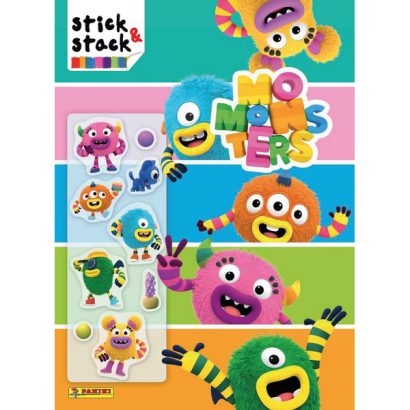 MOMONSTERS STICK & STACK LIBRO DE PEGATINAS