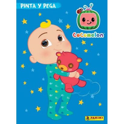 COCOMELON PINTA Y PEGA LIBRO DE PEGATINAS