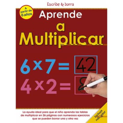 APRENDE A MULTIPLICAR ESCRIBE Y BORRA