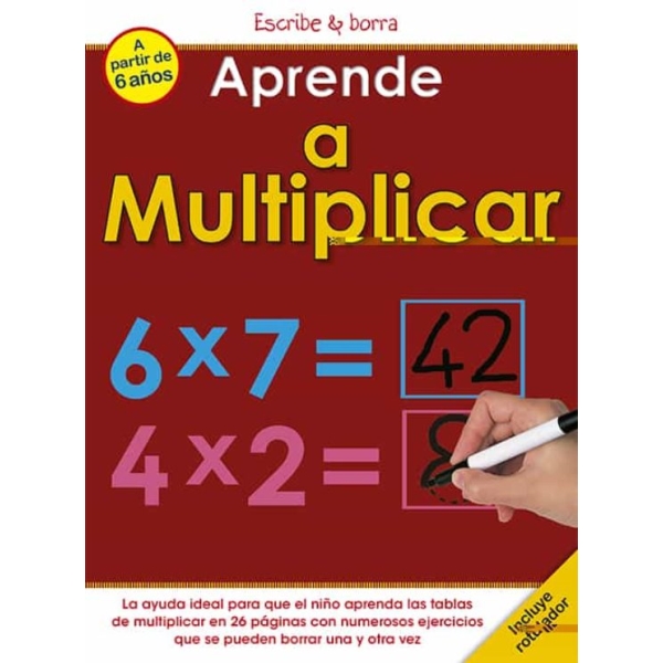 APRENDE A MULTIPLICAR ESCRIBE Y BORRA
