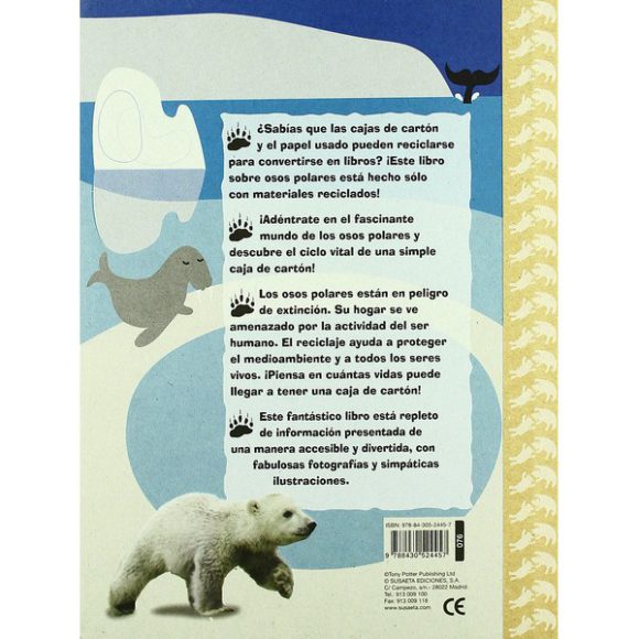RECICLAME ANTES ERA UNA CAJA DE CARTON PERO AHORA SOY UN LIBRO SOBRE OSOS POLARES - Imagen 2
