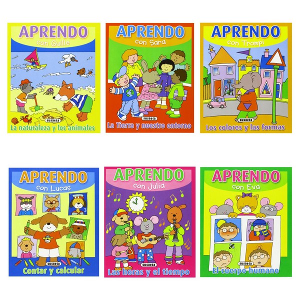 COLECCION APRENDO 6 TITULOS REF-4455
