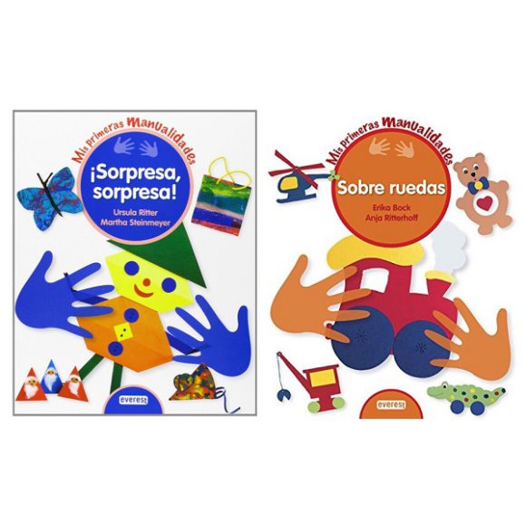 MIS PRIMERAS MANUALIDADES PACKx2 (SORPRESA SORPRESA-SOBRE RUEDAS)